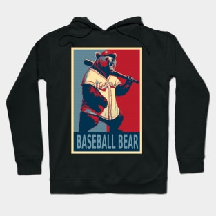 Baseball Bear Grizzly HOPE Hoodie